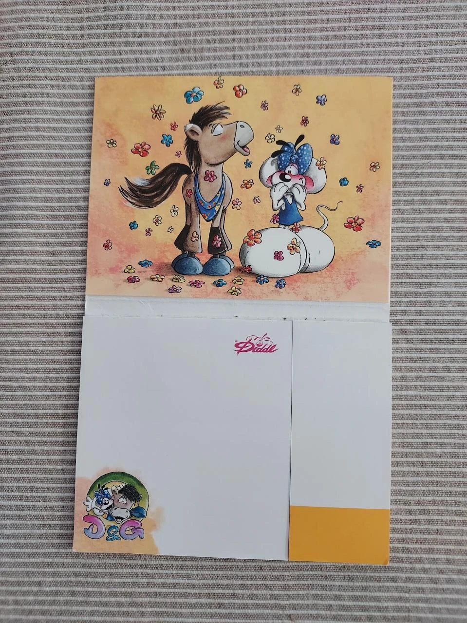 Diddl sticky memo block post it nr   leaves are in perfect condition Dimensions: – photo 2